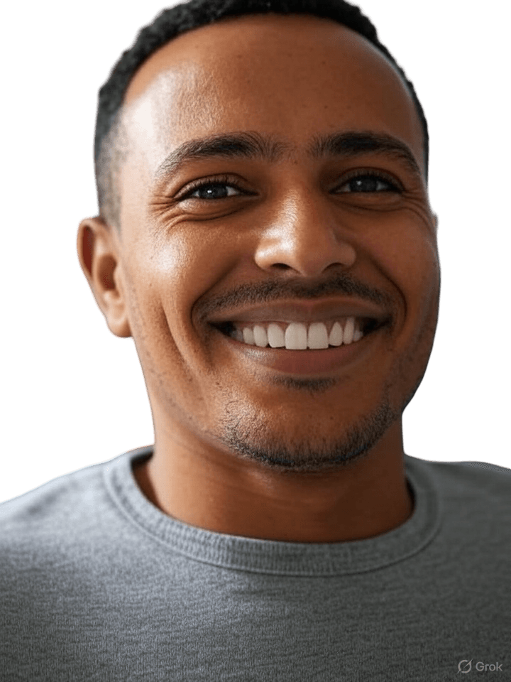 Professional adult with confident smile